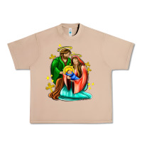 Burro oh holy night  with cross ado Urban Heavy Tee - AdoDesignShop