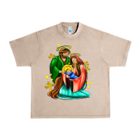 French Oak oh holy night  with cross ado Urban Heavy Tee - AdoDesignShop