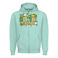 Seafoam dental squad Zipper Hoodie - MaliasSmallBusiness