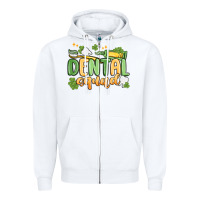 White dental squad Zipper Hoodie - MaliasSmallBusiness