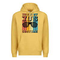 Antique Gold This İs My 70'S Costume Premium Hoodie - Bettercallsaul