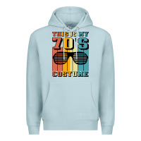 Blue Mist This İs My 70'S Costume Premium Hoodie - Bettercallsaul