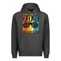 Charcoal Heather This İs My 70'S Costume Premium Hoodie - Bettercallsaul