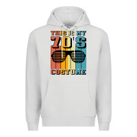 Dove Grey This İs My 70'S Costume Premium Hoodie - Bettercallsaul
