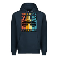 Navy This İs My 70'S Costume Premium Hoodie - Bettercallsaul
