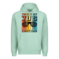 Seafoam This İs My 70'S Costume Premium Hoodie - Bettercallsaul