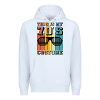 White This İs My 70'S Costume Premium Hoodie - Bettercallsaul
