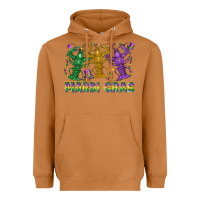 Meerkat mardi gras crawfish Heavyweight Hoodie - LillyAllenDesigns