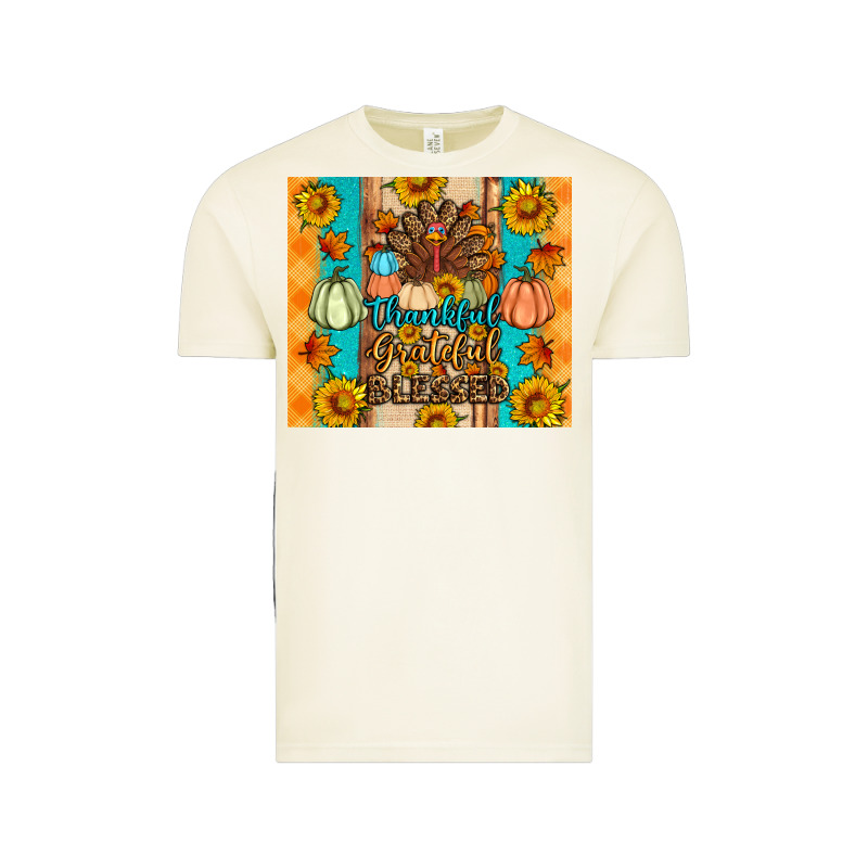 Thankful Grateful Blessed Vintage Tee by Artiststas | Teevron