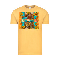 Vintage Mustard Thankful grateful blessed Vintage Tee - Artiststas