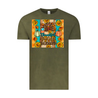 Vintage Olive Thankful grateful blessed Vintage Tee - Artiststas