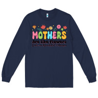 Navy mothers are like flowers Long Sleeve Tee - JahusDesignShop