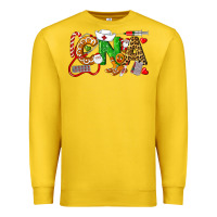 Lemon Christmas CNA Certified Nursing Assistant Premium Sweatshirt - LillyAllenDesigns