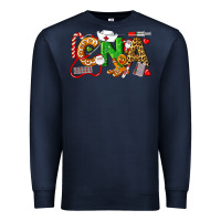 Navy Christmas CNA Certified Nursing Assistant Premium Sweatshirt - LillyAllenDesigns