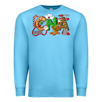 Ocean Blue Christmas CNA Certified Nursing Assistant Premium Sweatshirt - LillyAllenDesigns