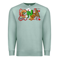 Seafoam Christmas CNA Certified Nursing Assistant Premium Sweatshirt - LillyAllenDesigns