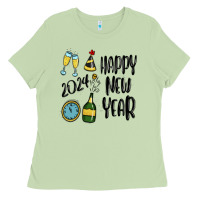 Matcha happy new year 2024 Ladies Tee - MaliasSmallBusiness