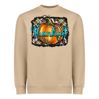 Mushroom Thankful Pumpkin Heavyweight Sweatshirt - Artiststas