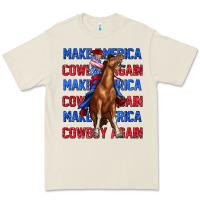 Bone make america cowboy again Premium Tee - texasbilliewilder