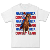 White make america cowboy again Premium Tee - texasbilliewilder
