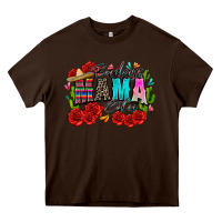 Chocolate Brown badass mama cita Heavy Core Tee - Zillion Design Studio