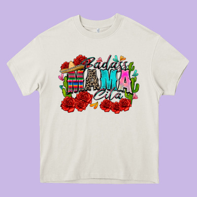 Badass Mama Cita Heavy Core Tee Designed By Zillion Design Studio