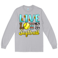 Moon Dust live love softball Long Sleeve Tee - LillyAllenDesigns
