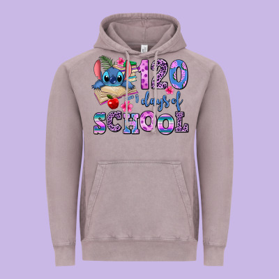 120 Days Of School Vintage Hoodie Designed By Adodesignshop