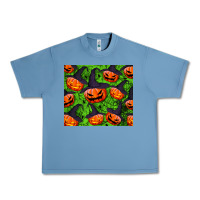 Pebble Blue halloween pumpkin tumbler Urban Heavy Tee - BundleAndBundleShop