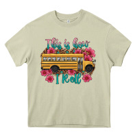 Mossy this is how i roll school bus Heavy Core Tee - Artiststas