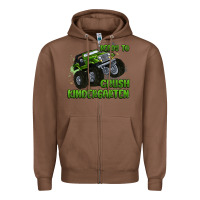 Chestnut ready to crush kindergarten Zipper Hoodie - MaliasSmallBusiness