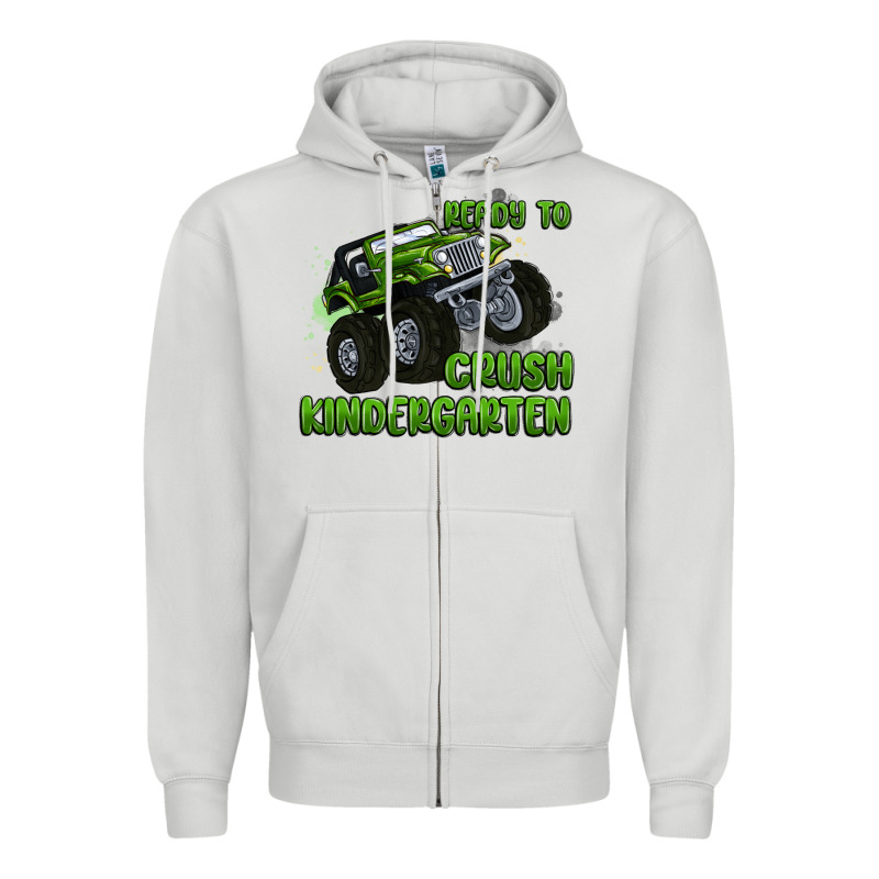 Ready To Crush Kindergarten Zipper Hoodie by MaliasSmallBusiness | Teevron