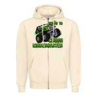 Sandshell ready to crush kindergarten Zipper Hoodie - MaliasSmallBusiness