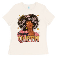 Bone black queen Ladies Tee - MaliasSmallBusiness