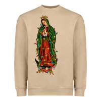 Mushroom christmas our lady of guadalupe Heavyweight Sweatshirt - JahusDesignShop
