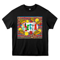 Black taco fiesta Heavy Core Tee - Zillion Design Studio