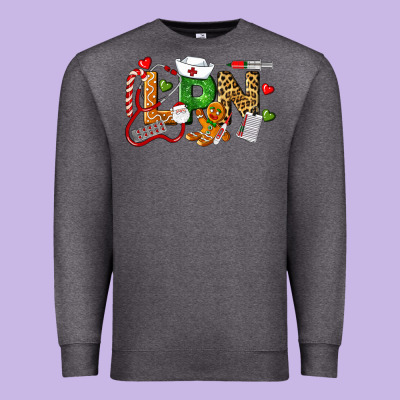 Christmas Lpn Certified Nursing Assistant Premium Sweatshirt Designed By Lillyallendesigns