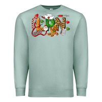 Seafoam Christmas lpn certified nursing assistant Premium Sweatshirt - LillyAllenDesigns