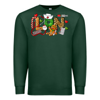 Sports Green Christmas lpn certified nursing assistant Premium Sweatshirt - LillyAllenDesigns