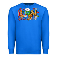 True Royal Christmas lpn certified nursing assistant Premium Sweatshirt - LillyAllenDesigns