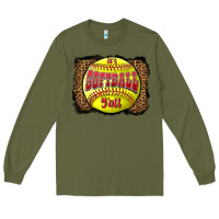 Army Green it's softball y'all Long Sleeve Tee - LillyAllenDesigns