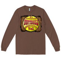 Chestnut it's softball y'all Long Sleeve Tee - LillyAllenDesigns