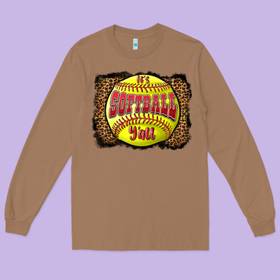 It's Softball Y'all Long Sleeve Tee Designed By Lillyallendesigns