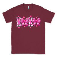 Burgundy XOXO Valentines Classic Tee - CowhideDigitalArt