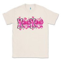 Natural XOXO Valentines Classic Tee - CowhideDigitalArt