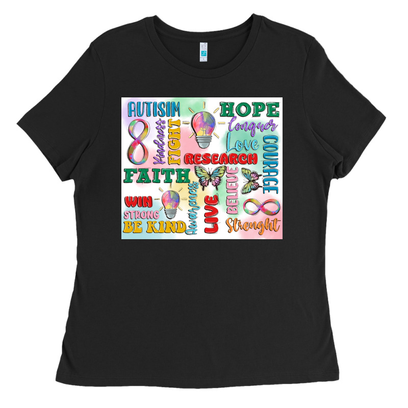 Autism Ladies Tee by MaliasSmallBusiness | Teevron