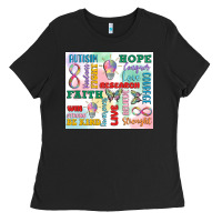 Black autism Ladies Tee - MaliasSmallBusiness