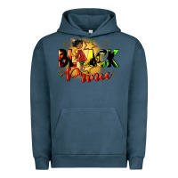 Pigment Midnight Navy black prince Urban Hoodie - CowGirlArtShop