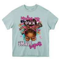 Arona minding my own small business afro messy bun Heavy Core Tee - texasbilliewilder