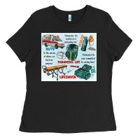 Black paramedic life Ladies Tee - MaliasSmallBusiness